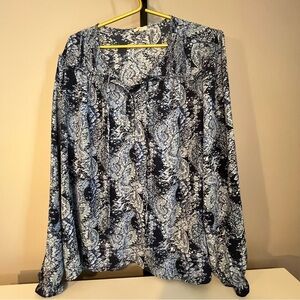 Blue Joie Long Sleeve Top: XL